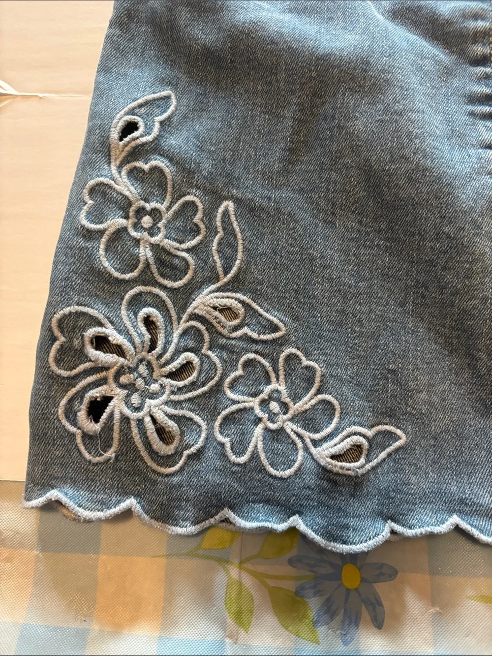 Girl’s Gap 14 Plus Blue Embroidered Flare Jeans